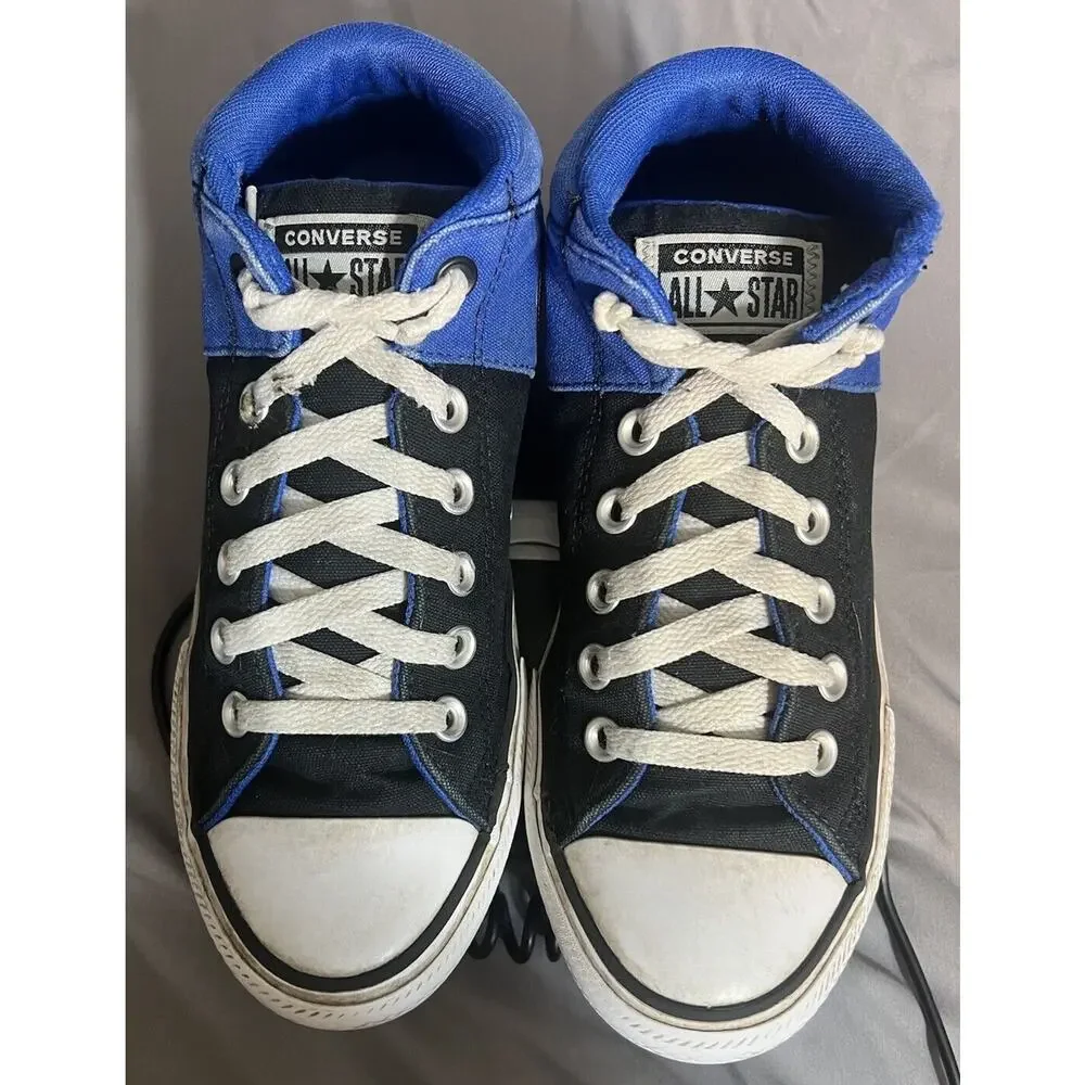 -SHOES converse chuck taylor all star Blue and Black Size 6.